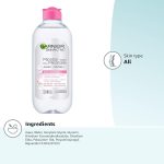 Garnier SkinActive Micellar Water for All Skin Types, Facial Cleanser & Makeup Remover, 13.5 fl. Oz, 1 count (Packaging May Vary) - Image 12